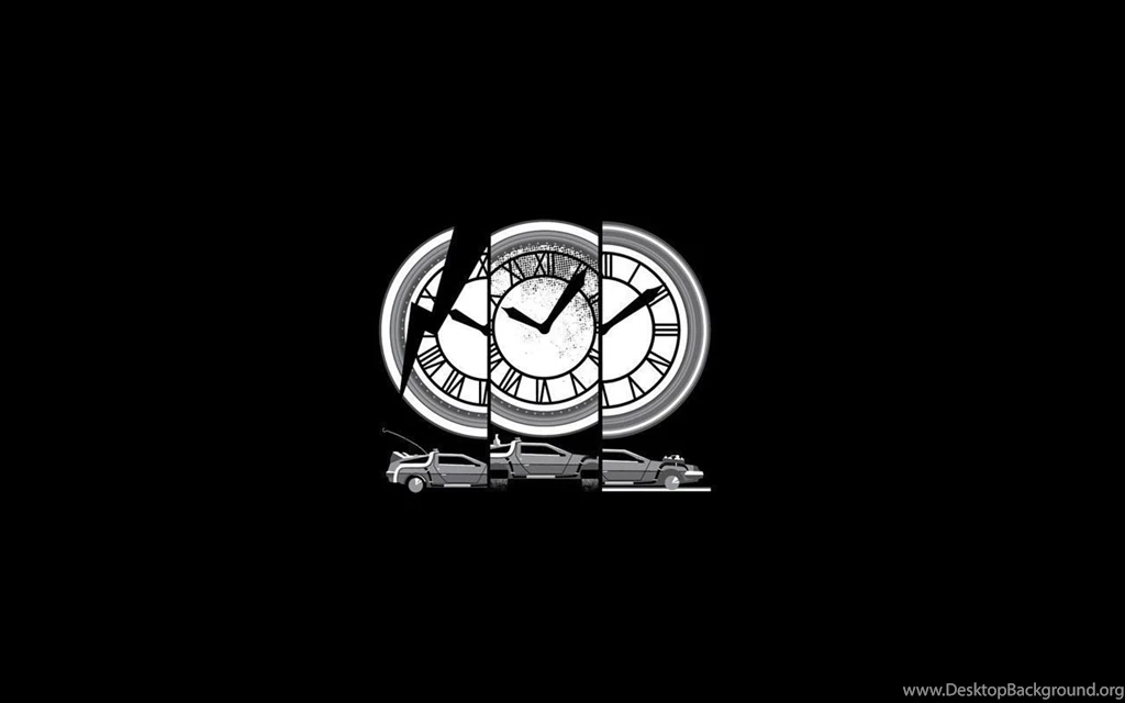 HDscreen: BTTF Back To The Future DeLorean Desktop Bakcgrounds