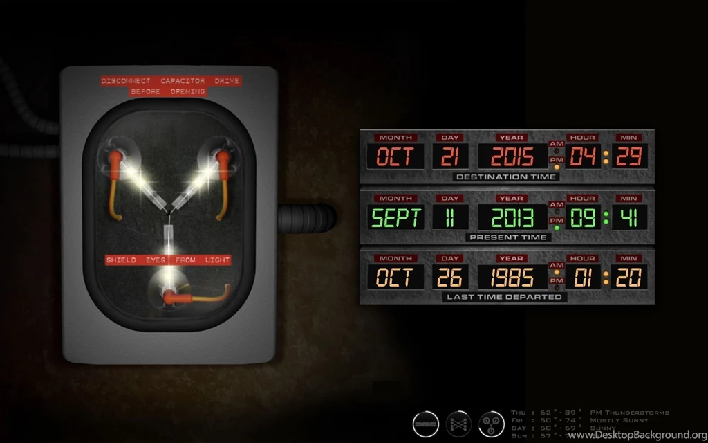 Back To The Future Desktop
