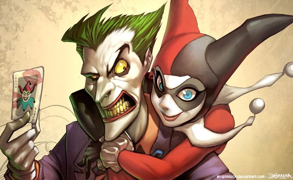 Joker And Harley : Wallpaper. By El grimlock On DeviantArt