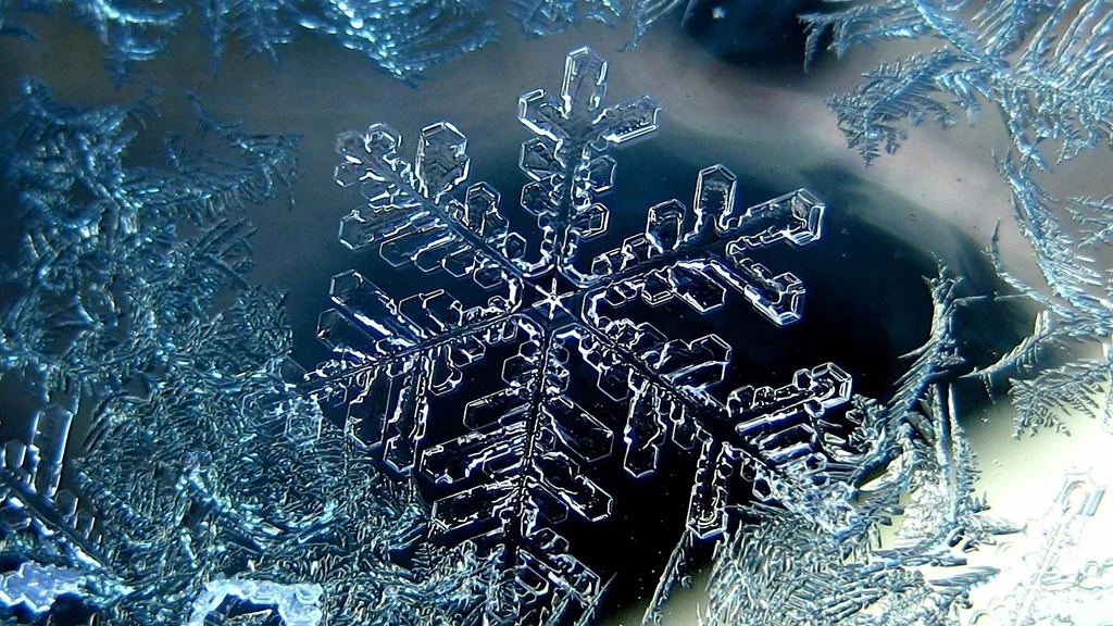 Download Wallpapers 3840x2160 Snowflakes, Shapes, Patterns, Ice ...