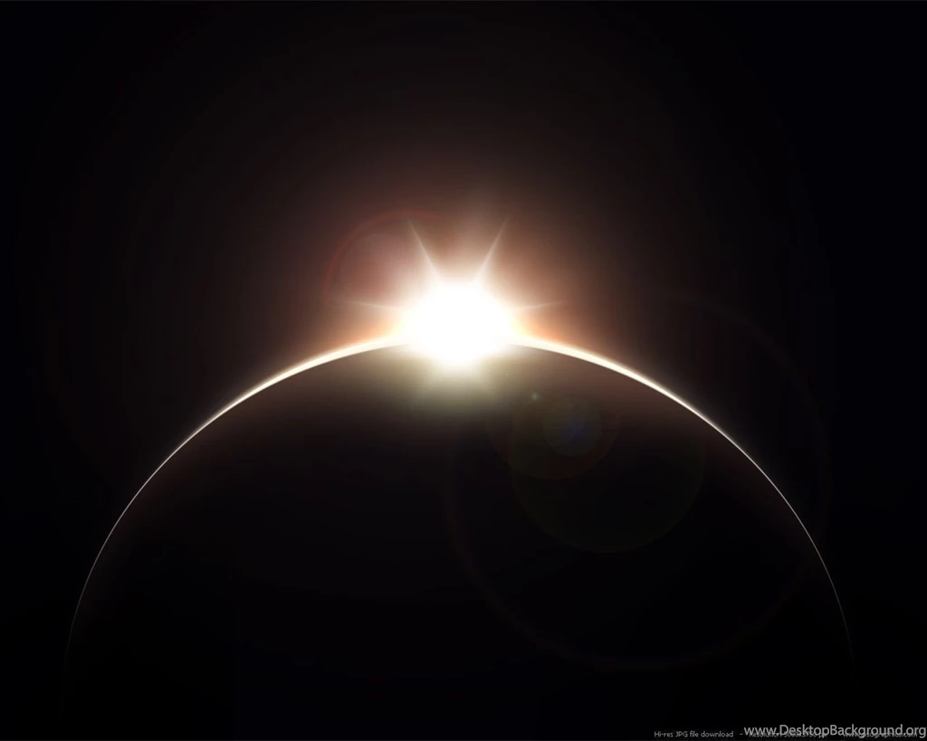 Planet With Rising Sun Backgrounds