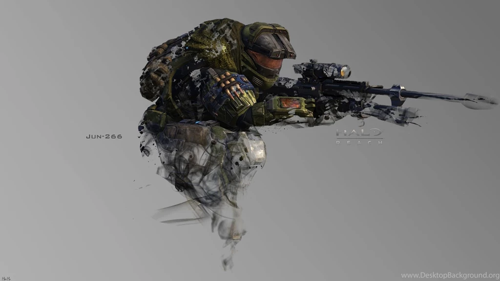 Download Wallpapers 1920x1080 Halo, Soldier, Gun, Jun 266 Full HD ...