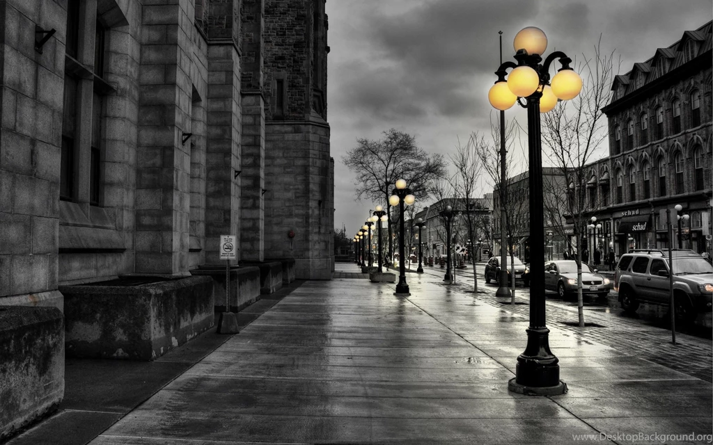 City Street Backgrounds Wallpaper.