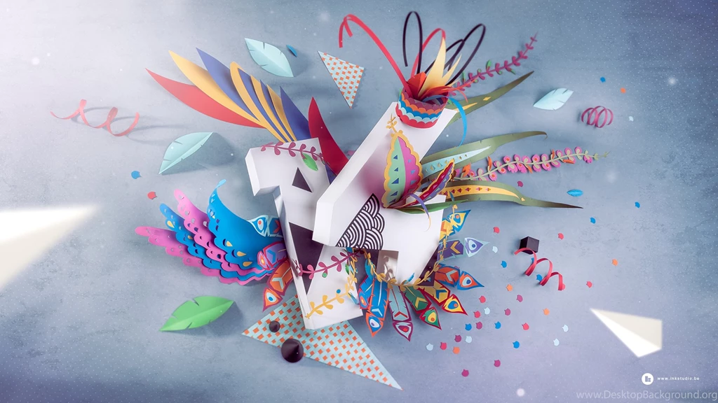 2013 Paper Craft Wallpapers By Ink Studio