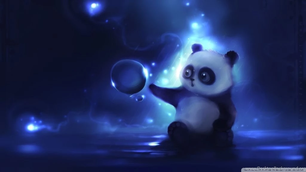 Curious Panda Painting HD Desktop Wallpapers : Widescreen : High ...