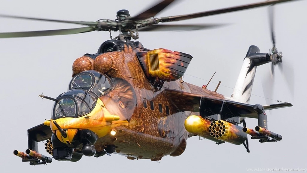 Mil Mi 24 With Sick Body Art Wallpapers For Blackberry Playbook