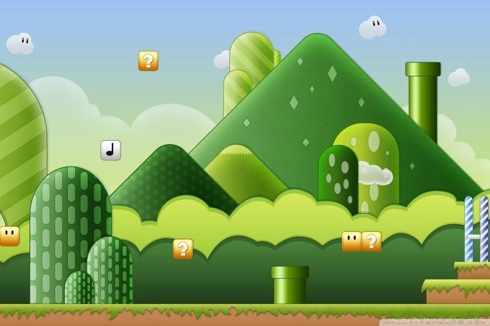 Super Mario Bros HD Desktop Wallpapers : Fullscreen : Dual Monitor