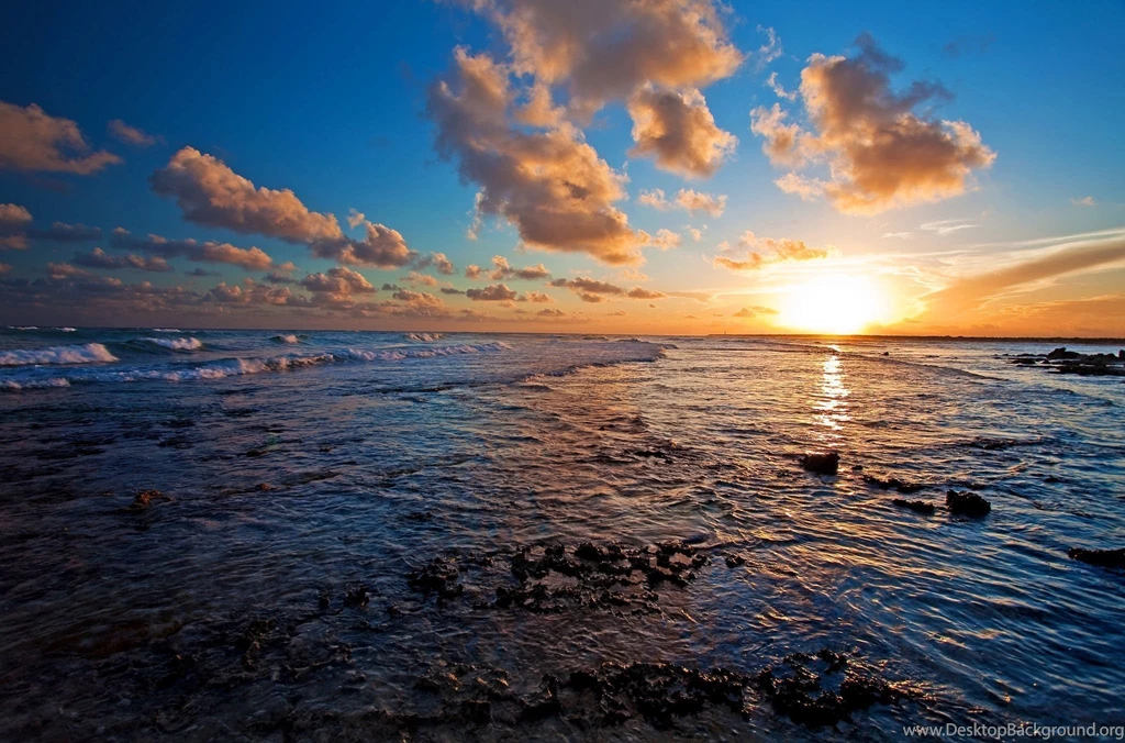 Beautiful Sea Sunset Ultra HD Wallpapers 2048 X 1352