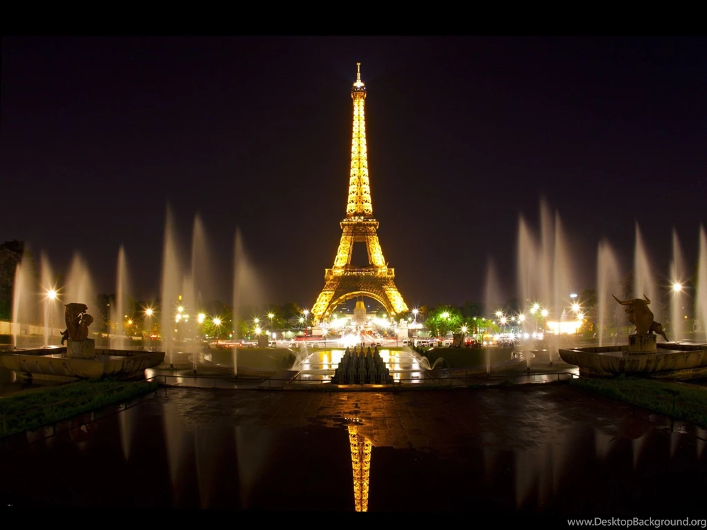 Eiffel Tower Wallpapers At Night