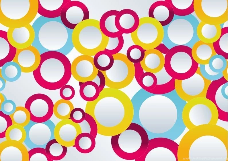 Backgrounds & Textures Vector : Free Crazy Colorful Circles ...
