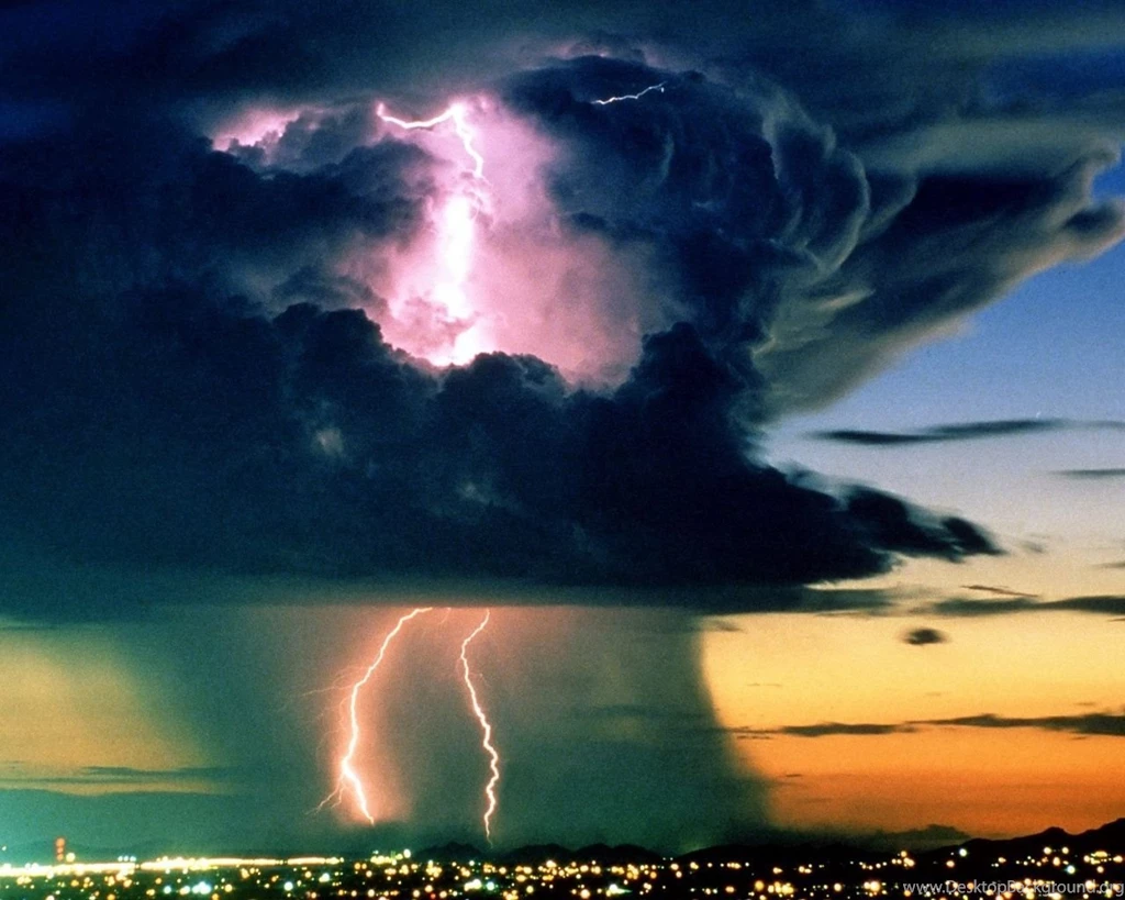 1280x1024 Storm In Sunset Desktop PC And Mac Wallpapers