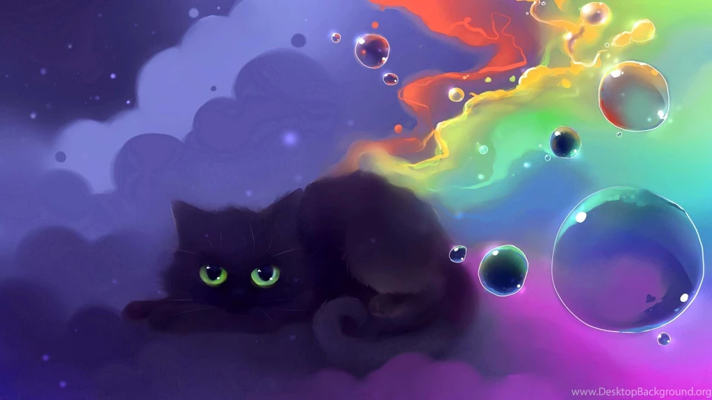 Funny Wallpapers Abstract Cat 1920x1080