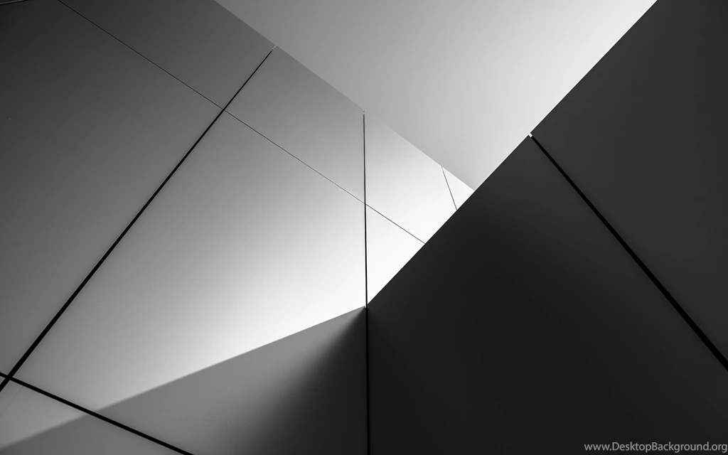 Buildings Wall Abstract Black White Wallpapers