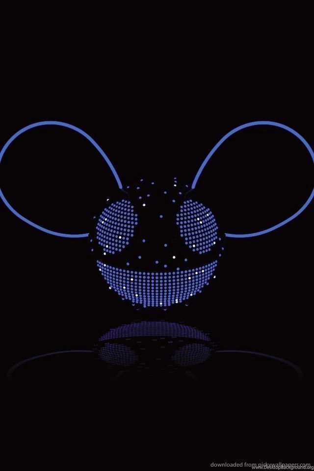 Download Deadmau5 Blue Sparkles Wallpapers For iPhone 4