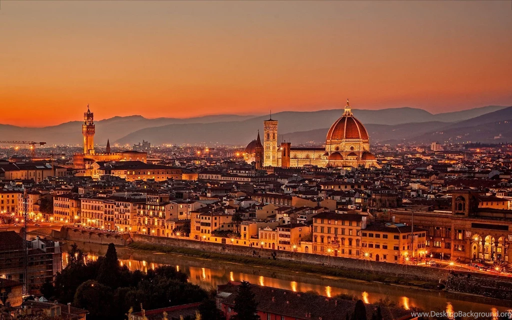 Florence Night Italy Wallpapers