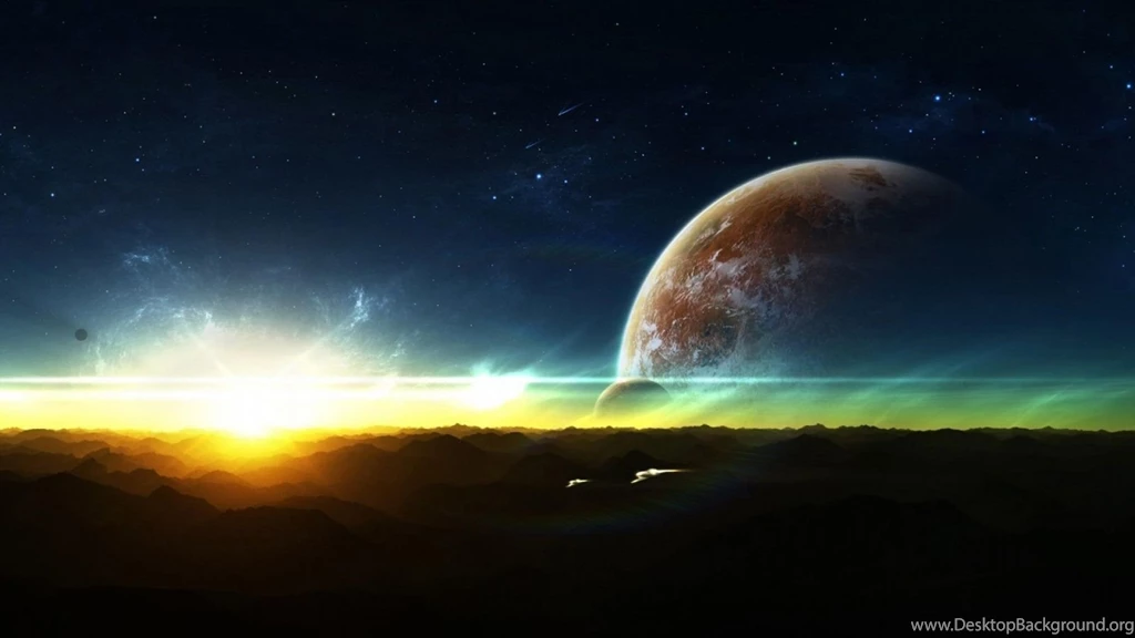 1600x900 Space Abstract Sunrise Wallpapers