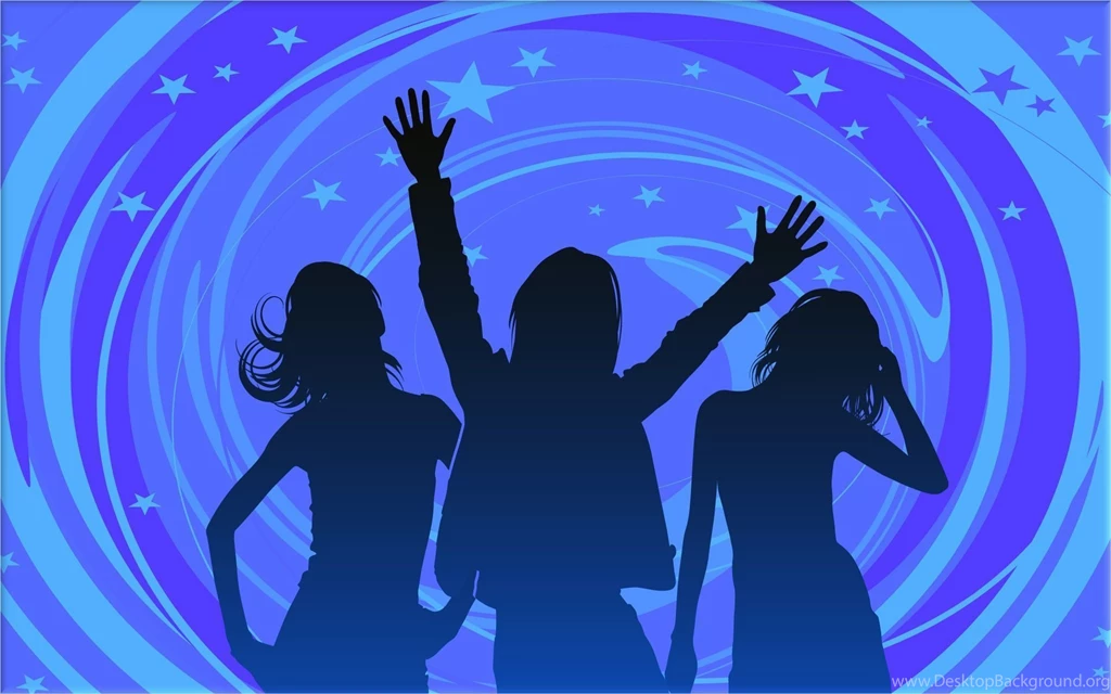Vector, Dancing, Girls, Backgrounds, Graphics, Wallpaper, Desktop ...