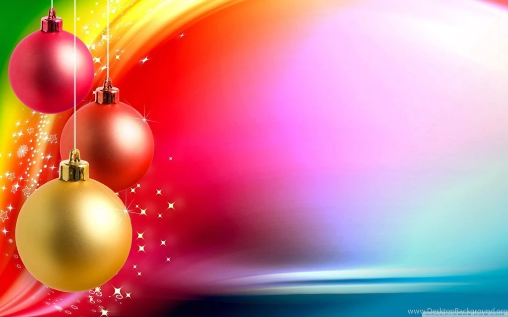 Colorful Christmas Backgrounds HD Desktop Wallpapers : High ...