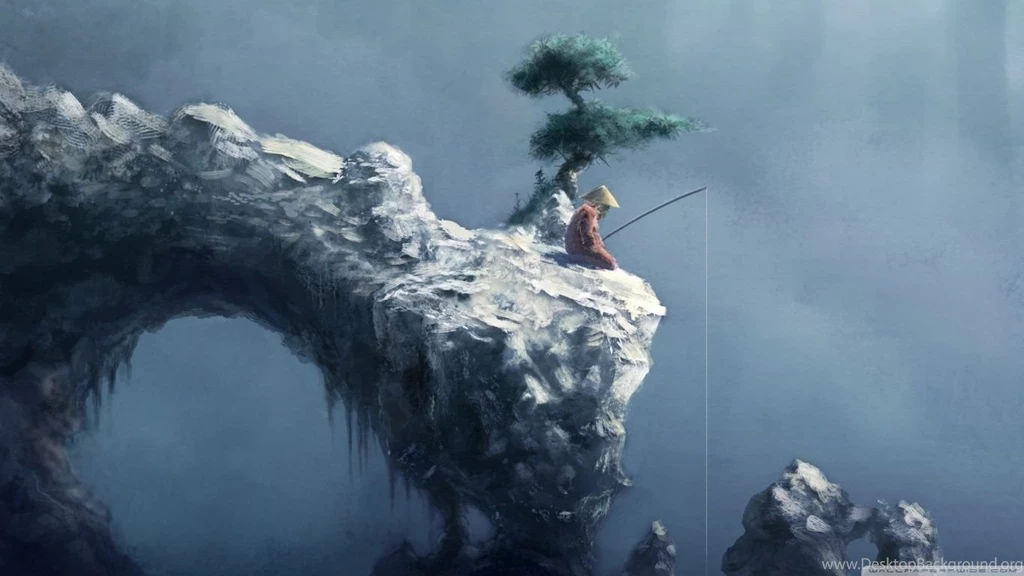 Chinese Fisherman Painting HD Desktop Wallpapers : High Definition ...