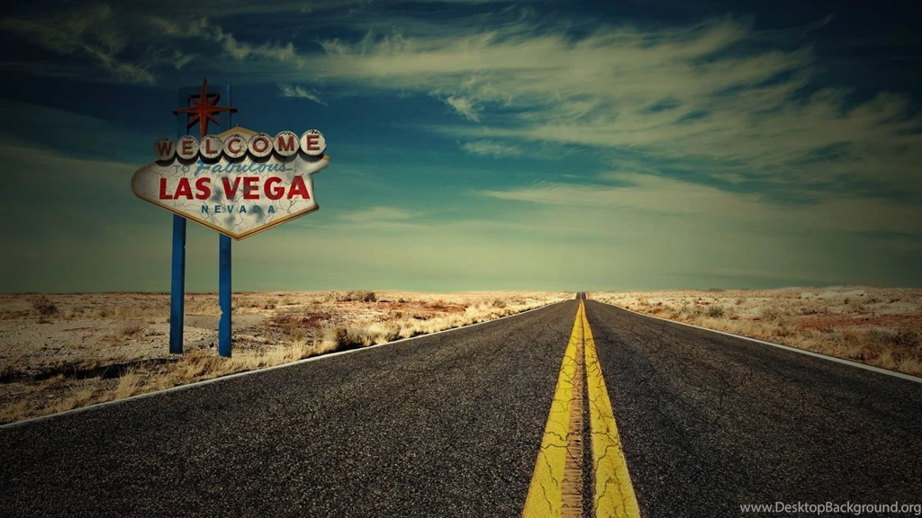 Full HD Wallpapers Las Vegas Desert Road Usa, Desktop Backgrounds ...