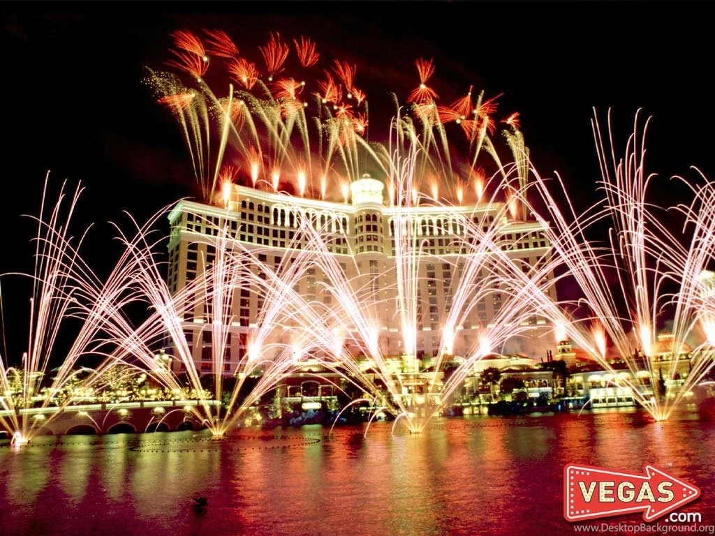 Download Bellagio Fireworks Las Vegas Wallpapers 1024x768