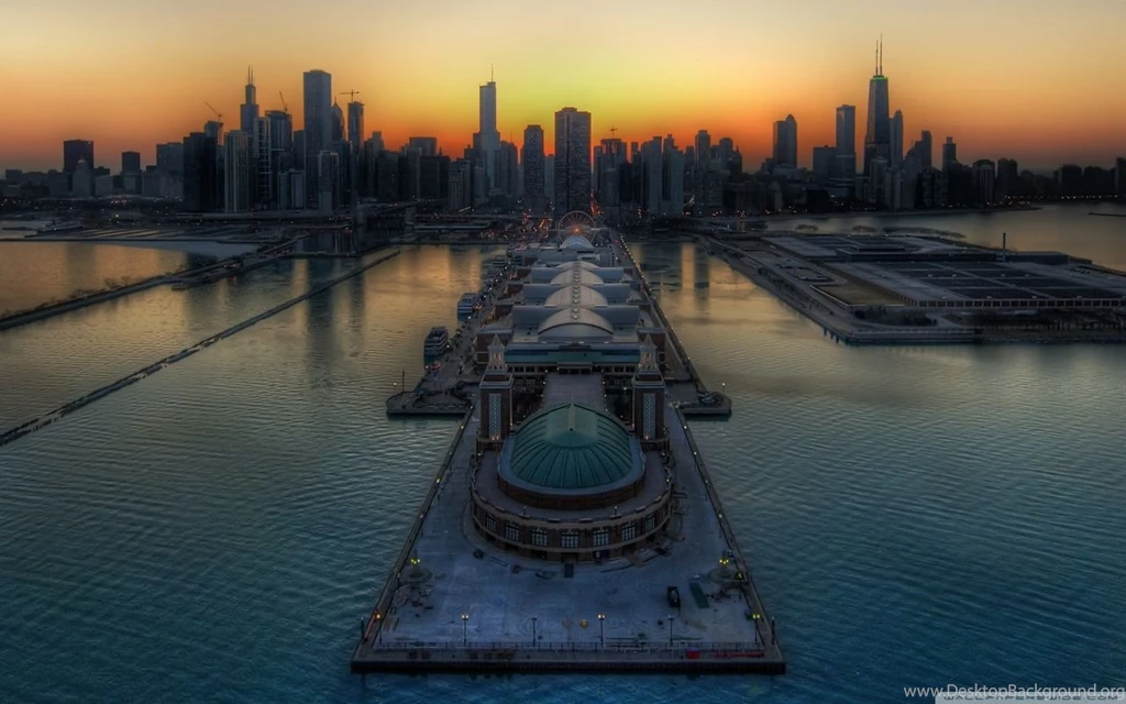 Chicago Skyline HD Desktop Wallpapers : Fullscreen : Mobile