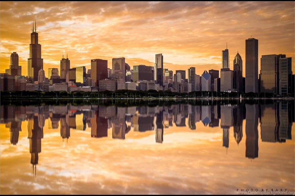 Architecture Bridges Chicago Cities City Francisco Night Skyline ...
