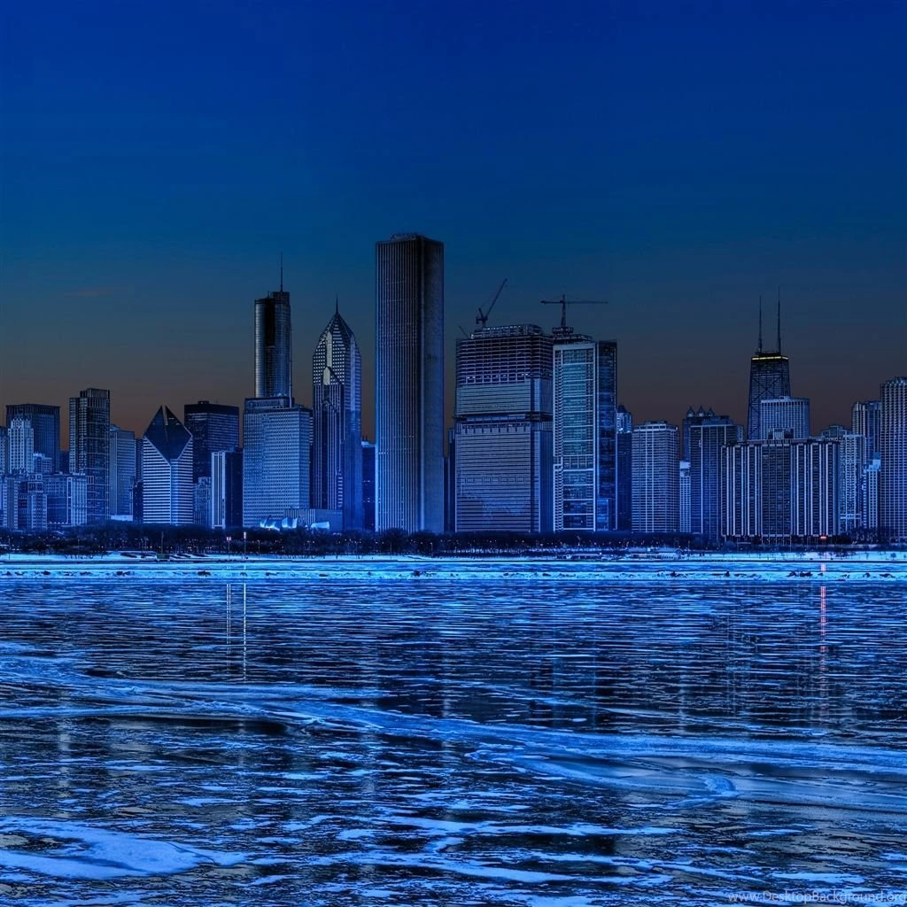 Chicago Skyline iPad Air Wallpapers Download