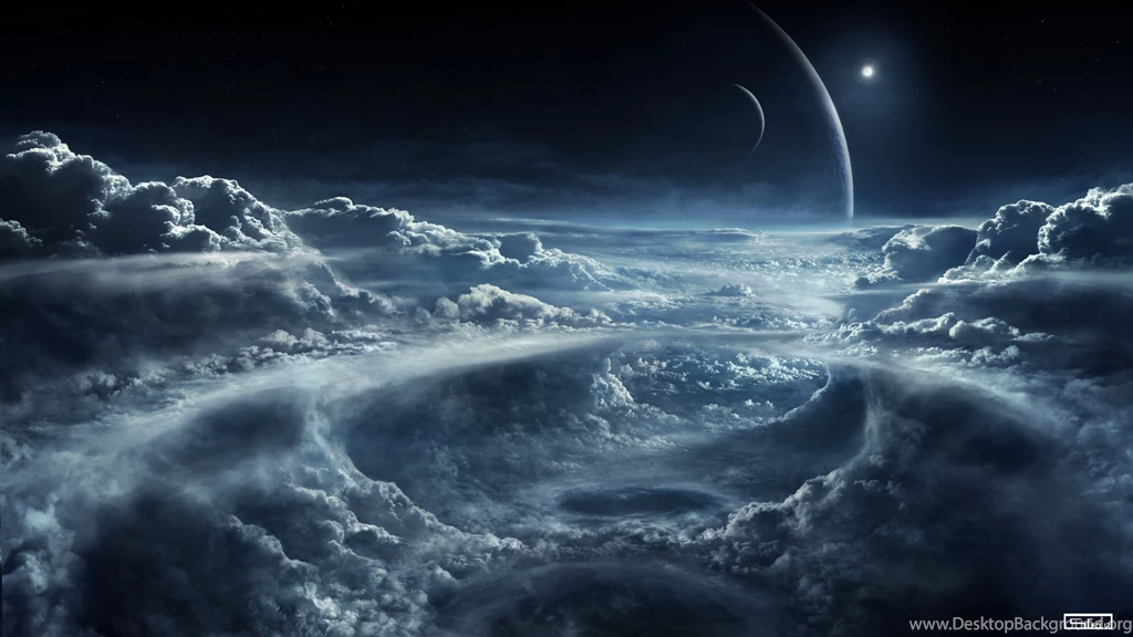 4K Space And Clouds Wallpapers