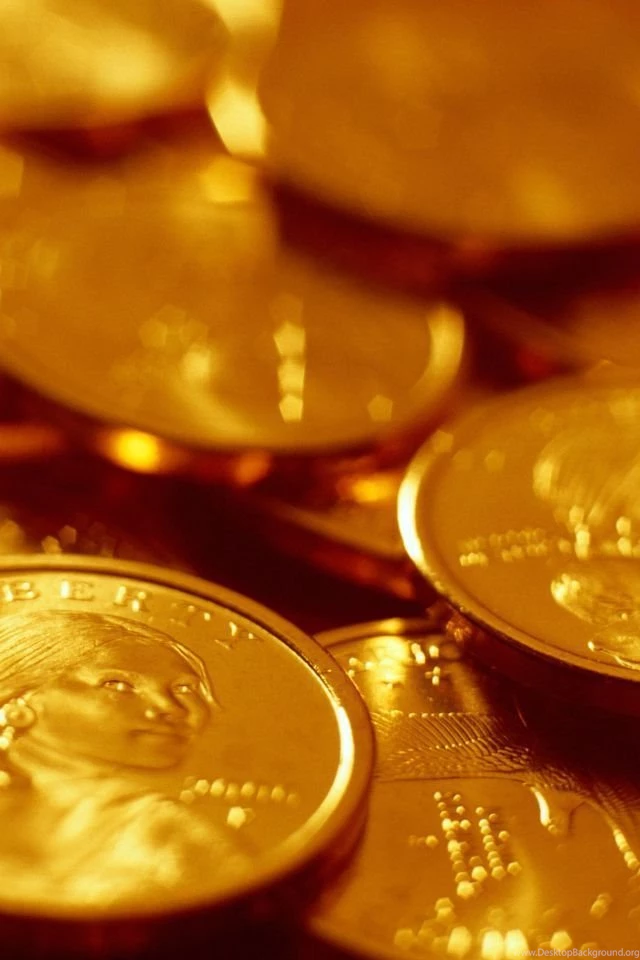Gold Coins iPhone 4s Wallpapers Download