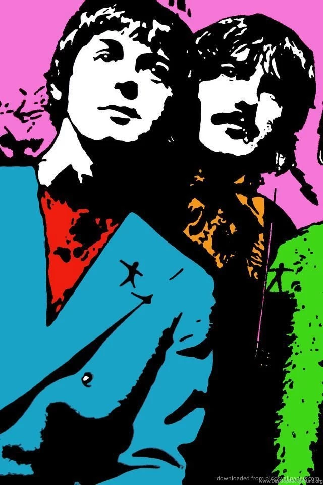 Download The Beatles Psychodelic Wallpapers For iPhone 4