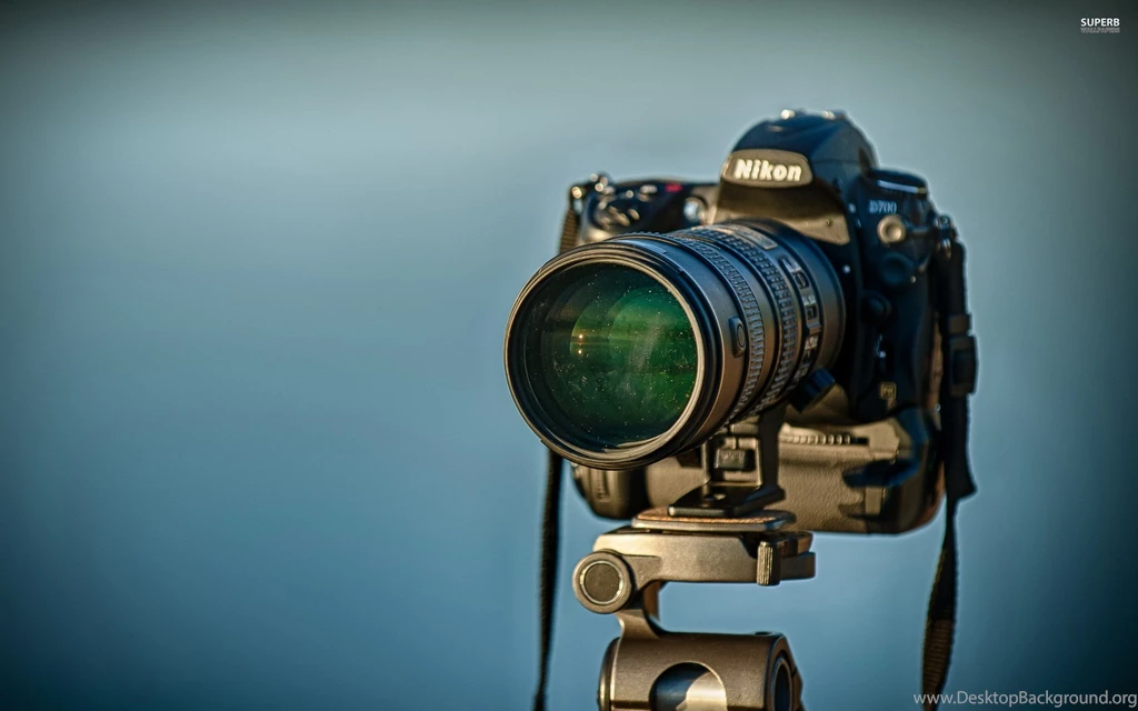 Girl With A Nikom Camera Wallpapers