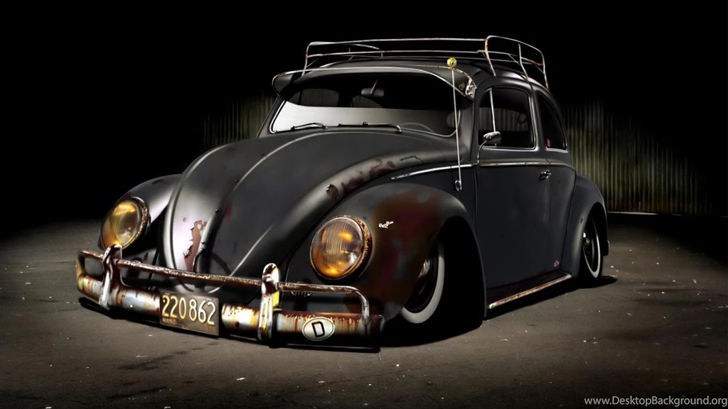 Desktop Wallpapers · Gallery · HD Notebook · Old Car 1366x768 ...
