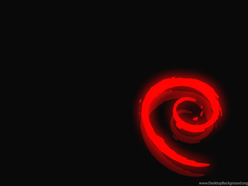 Debian linux wallpaper red Libre Geek