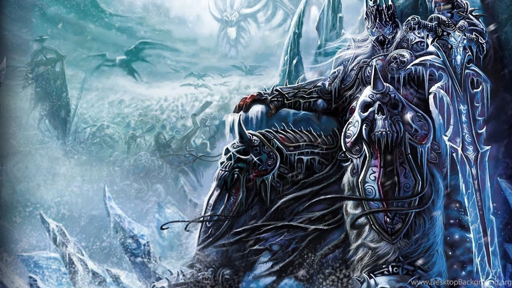 WoW The Lich King On His Iced Throne 1920x1080 Full HD 16/9 ...