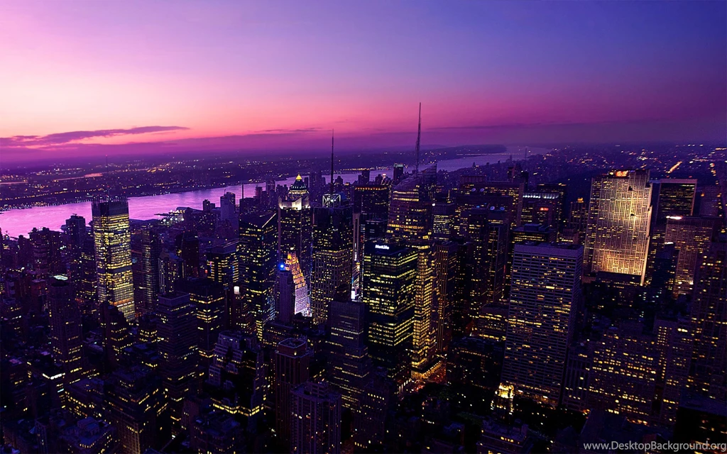 Twilight In New York City Wallpapers HD Desktop Backgrounds Travel