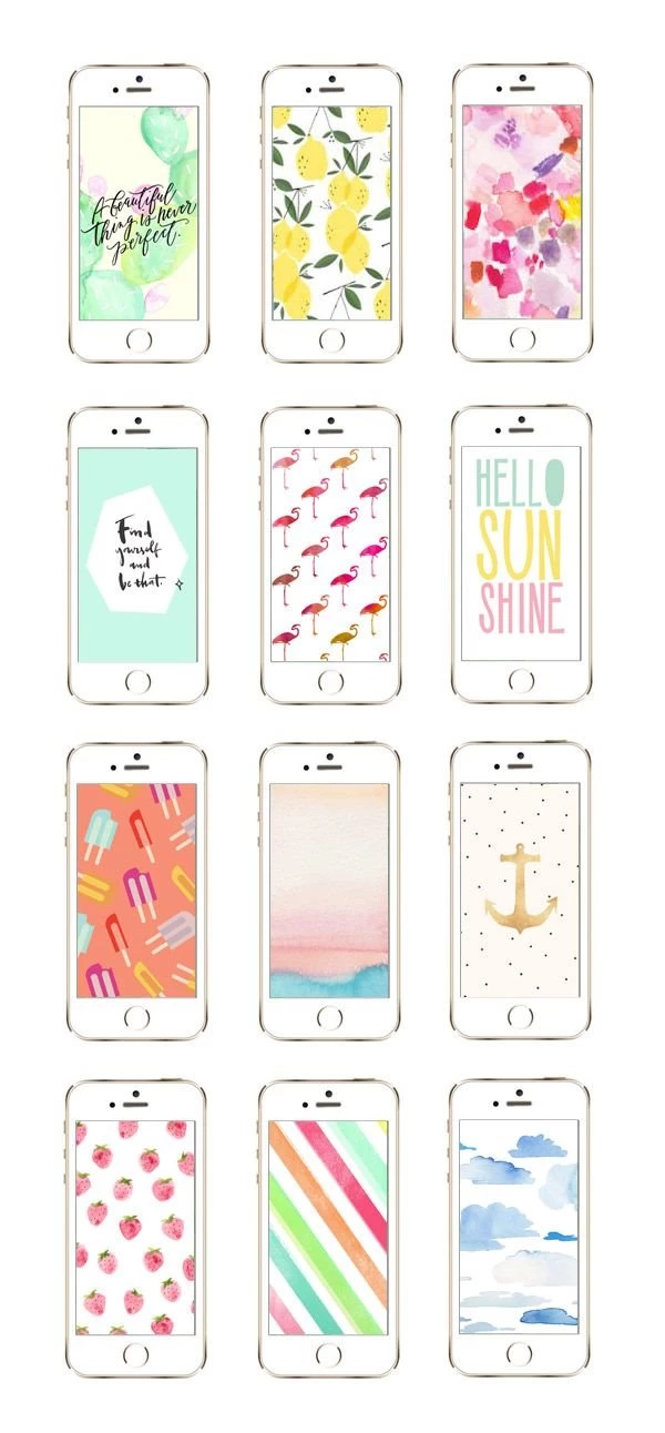 12 Awesome iPhone Wallpapers Designs For Summer The Sweetest ...