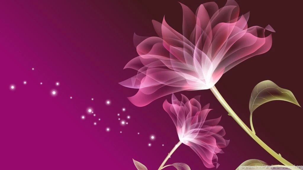 Glass Flower Pink HD Desktop Wallpapers : High Definition ...