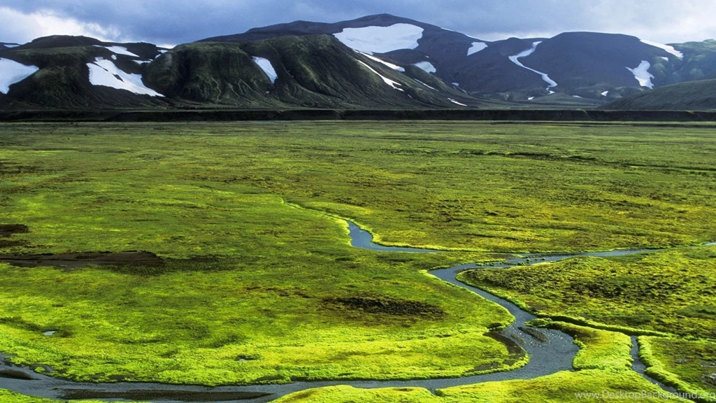 Valley Nature Island Iceland Wallpapers Panorama Landscape View ...
