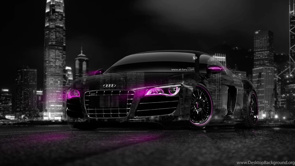 Audi R8 Pink Neon Hd WallpapersBest Of The Best High Definition ...