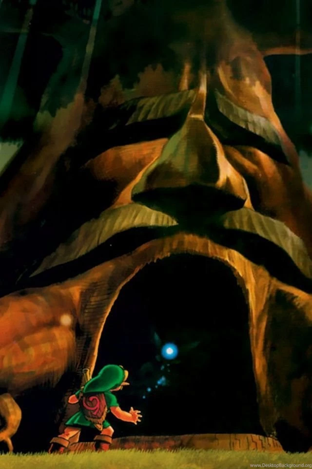 640x960 The Legend Of Zelda Deku Tree Iphone 4 Wallpapers