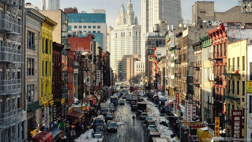 New York Street NY USA Mac Wallpapers Download