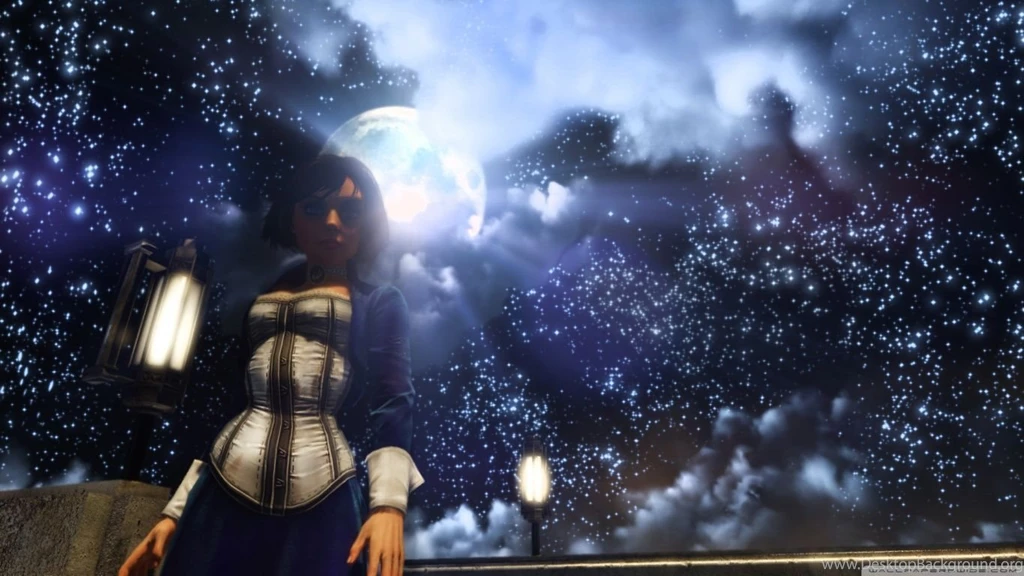 BioShock Infinite Elizabeth And The Starry Sky HD Desktop ...