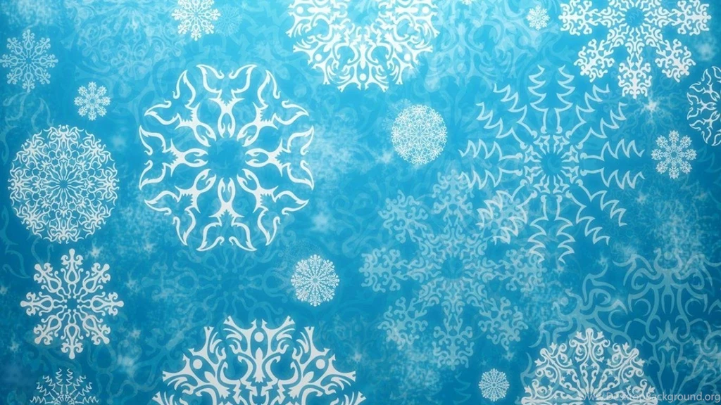 Snowflake Artwork Blue Colors Hd Wallpapers (