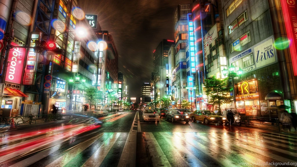 Download Wallpapers 3840x2160 City, Night City, Tokyo, Hdr 4K Ultra ...