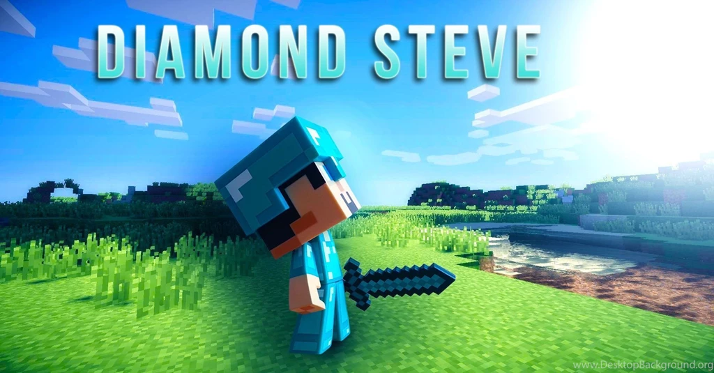Minecraft Diamond Steve Wallpapers (text) By DeVaZzTor On DeviantArt