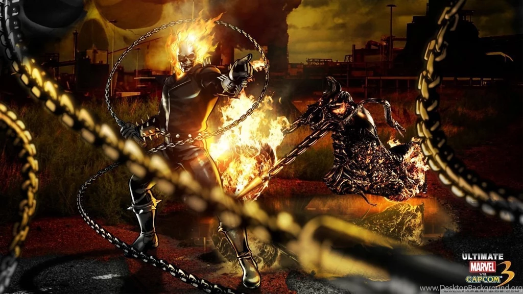 Marvel Vs Capcom 3 Ghost Rider HD Desktop Wallpapers : Widescreen ...