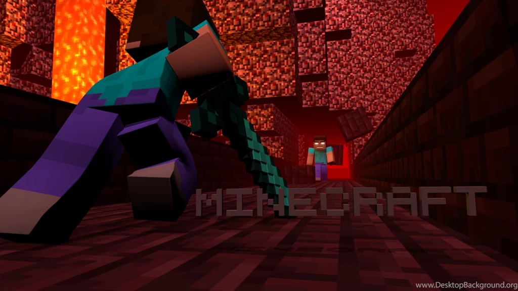 Minecraft HD Wallpapers Steve Vs. Herobrine! By Roaraku On DeviantArt