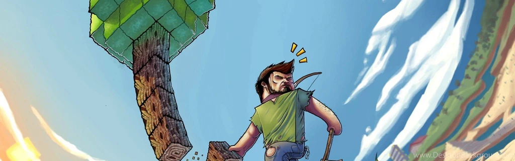 Dual Wide Minecraft Wallpapers HD, Desktop Backgrounds 3840x1200