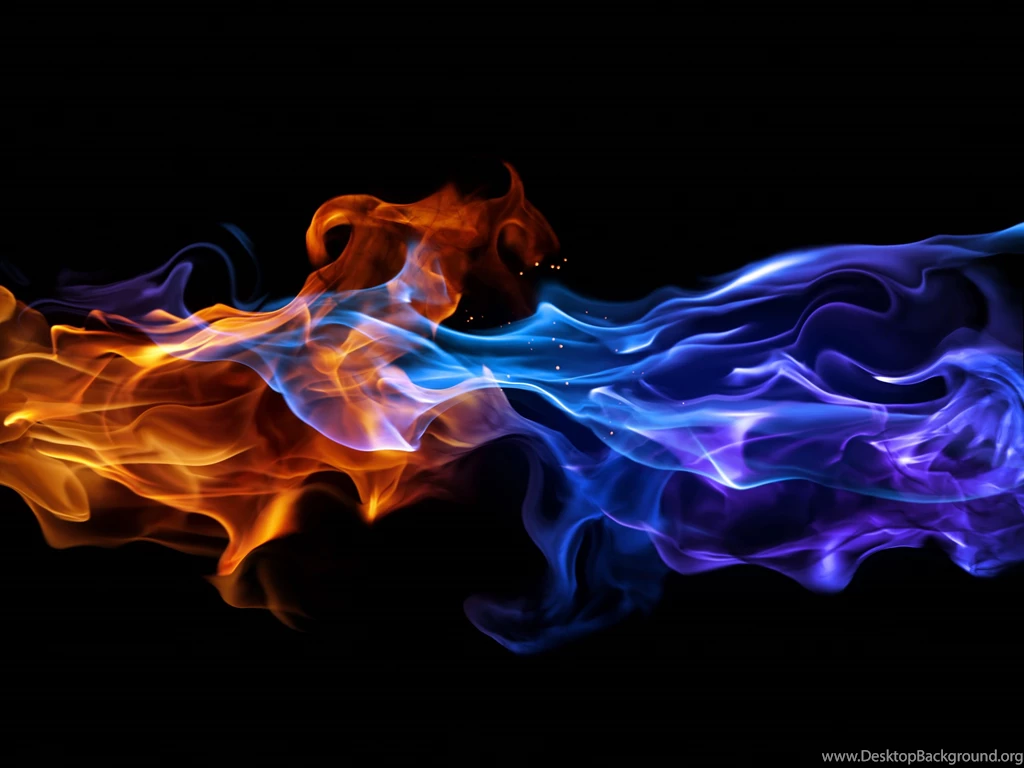 Blue Fire Wallpapers Desktop Background